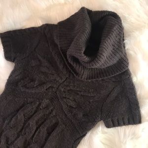 BCBGMaxzAzria Cable Knit Cowl Sweater